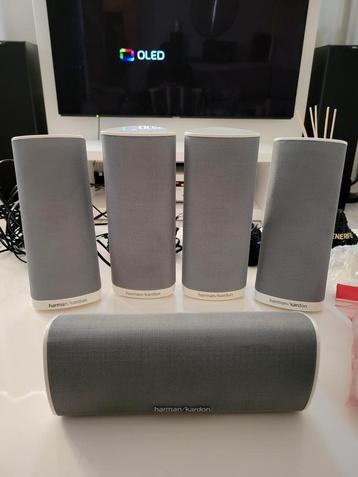 Harman/Kardon 4x SAT-TS11 WQ / 1X CEN-TS11 WQ Surroundset  beschikbaar voor biedingen