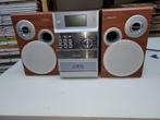 vintage goed werkende stereo set Philips cd radio met casset, Philips, Cd-speler, Microset, Ophalen of Verzenden