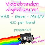 Videobanden digitaliseren - VHS/Video8/MiniDV €10 per band, Ophalen, Overige soorten, Overige typen