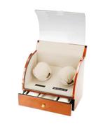 Luxe Watchwinder voor 2 Horloges + Extra Opbergruimte, Overige merken, Overige materialen, Polshorloge, Ophalen of Verzenden