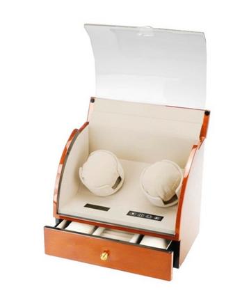 Luxe Watchwinder voor 2 Horloges + Extra Opbergruimte beschikbaar voor biedingen