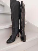 NIEUW  ZWARTE ECHT LEREN LAARZEN VAN MANFIELD MAAT 39, Kleding | Dames, Hoge laarzen, Zwart, MANFIELD, Nieuw