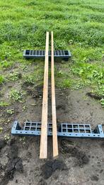 Houten balken, Doe-het-zelf en Verbouw, Overige materialen, Gebruikt, Ophalen of Verzenden, 250 cm of meer