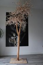 Echte boomstam vol met kunstbloemen goede kwaliteit, Ophalen of Verzenden, Nieuw