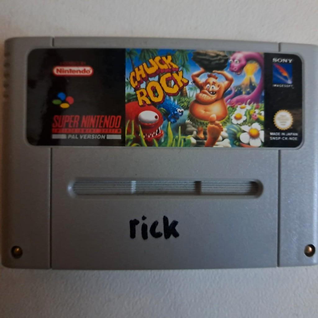 Chuck Rock Super Nintendo, Spelcomputers en Games, Games | Nintendo Super NES, Muziek, Gebruikt, 1 speler, Ophalen of Verzenden