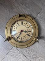Vintage Scheepsklok, Ophalen of Verzenden, Gebruikt, Analoog, Wandklok