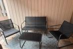 Bankje met 2 stoelen en een tafel, Tuin en Terras, Tuinsets en Loungesets, Ophalen, 4 zitplaatsen, Loungeset, Bank
