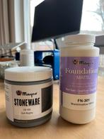 Mayco glazuur voor aardewerk/steengoed + kwasten, Ophalen, Zo goed als nieuw