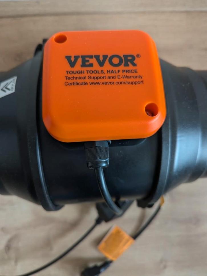 Vevor afzuigventilator (kanaal), Doe-het-zelf en Verbouw, Ventilatie en Afzuiging, Zo goed als nieuw, Ventilator en Afzuiger, Ophalen of Verzenden