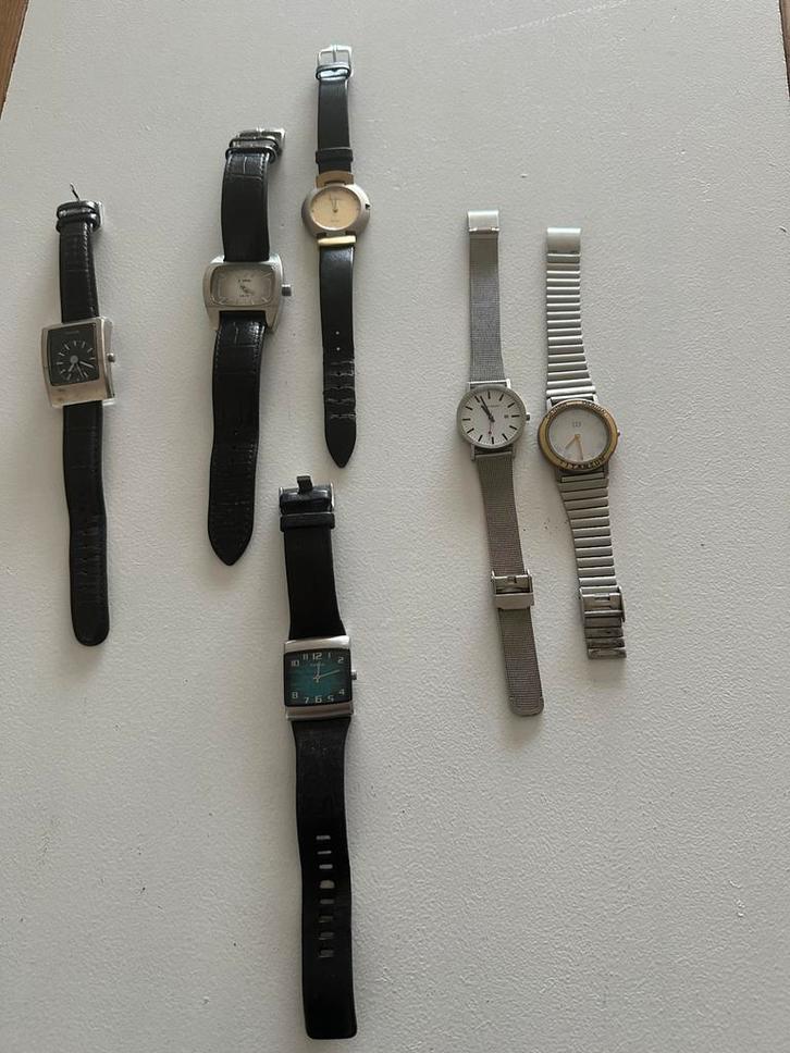 Partij gebruikte horloges - Diverse merken, Sieraden, Tassen en Uiterlijk, Horloges | Heren, Gebruikt, Polshorloge, Overige merken