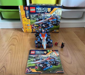 Lego Nexo 70315 clay's rumble blade compleet incl. doos/boek beschikbaar voor biedingen