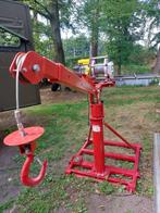 Mobiele kraan 500 kg met 230 V elektrische lier, Doe-het-zelf en Verbouw, Lieren en Takels, Ophalen, Zo goed als nieuw, Elektrisch