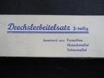3 x Houtdraaibank gereedschap - houtbeitel - Gutsen - nieuw, Doe-het-zelf en Verbouw, Ophalen of Verzenden, Nieuw, Onderdeel
