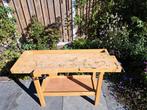 Houten werkbank 140x50x90cm, Doe-het-zelf en Verbouw, Werkbanken, Ophalen, Gebruikt