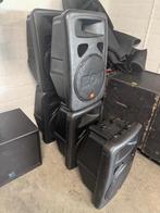 5 x jbl speaker actief € 350 stuk, Ophalen, Gebruikt, Front, Rear of Stereo speakers, JBL