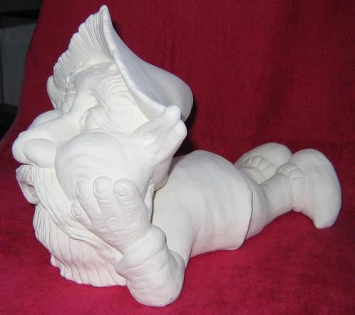 Kabouter Nipper van biscuit keramiek, Hobby en Vrije tijd, Pottenbakken, Nieuw, Ophalen of Verzenden