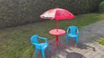 Lieveheersbeestje parasol met stoelen, Ophalen, Zo goed als nieuw