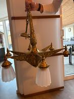 Klassieke Messing Kroonluchter / Hanglamp, Huis en Inrichting, Lampen | Kroonluchters, Ophalen, Gebruikt