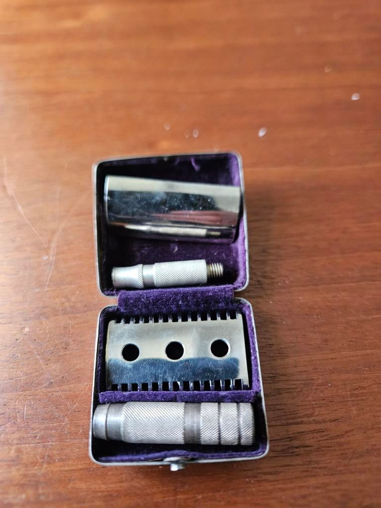 Vintage scheermes, Sieraden, Tassen en Uiterlijk, Uiterlijk | Lichaamsverzorging, Gebruikt, Overige typen, Ophalen of Verzenden