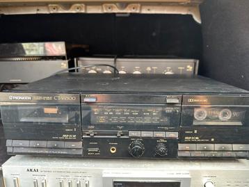 Pioneer CT-W500 – Vintage Double Cassette Deck beschikbaar voor biedingen