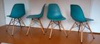 Vitra Eames DSW, Huis en Inrichting, Ophalen of Verzenden, Zo goed als nieuw, Blauw, Vier
