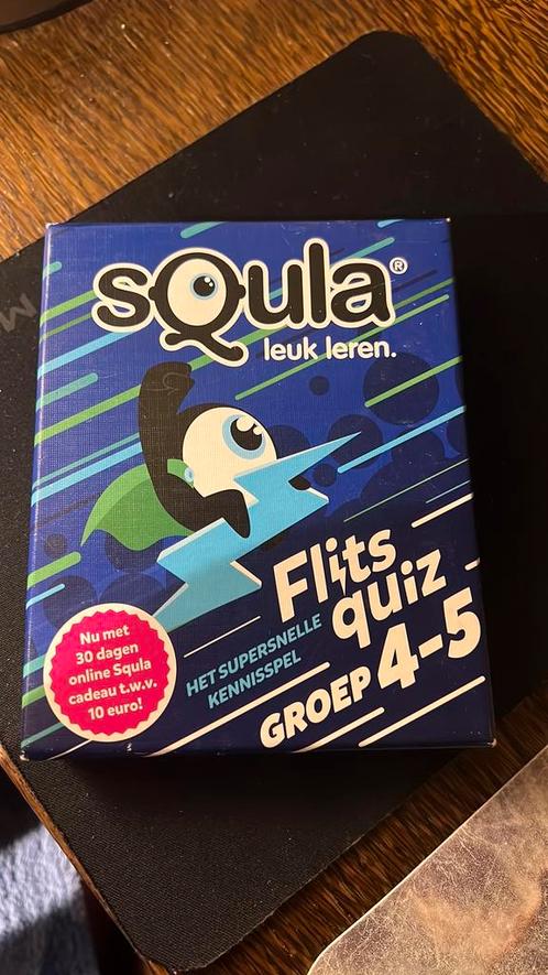 Squla Flits quiz groep 4-5 prakisch nieuw, Kinderen en Baby's, Speelgoed | Educatief en Creatief, Zo goed als nieuw, Rekenen, Ophalen of Verzenden