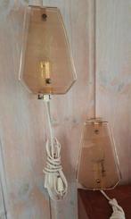 2 Hollywood Regency wandlampen., Ophalen of Verzenden, Zo goed als nieuw