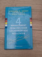 4 managementprincipes voor gegarandeerde resultaten, Bob Whitman; Breck England; Stephen R. Covey, Ophalen of Verzenden, Management