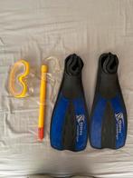 Mares Zwemvliezen 27-30 + Duikbril & Snorkel, Ophalen of Verzenden, Gebruikt, Zwem- of Duikvliezen