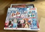 Frozen memory domino en puzzels (30 stukjes), Ophalen of Verzenden, 10 tot 50 stukjes, Zo goed als nieuw