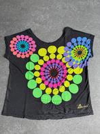 Desigual shirt zwart met felle kleuren, Kleding | Dames, Zwart, Maat 42/44 (L), Ophalen of Verzenden, Zo goed als nieuw