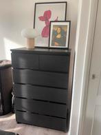 MALM ladekast IKEA zwartbruin, Huis en Inrichting, Gebruikt, 3 of 4 laden, Minder dan 100 cm, 25 tot 50 cm