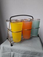 set limonade glazen in rekje vintage, 35 euro, Ophalen of Verzenden, Huis en Inrichting