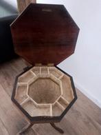 Antiek naaitafeltje, Ophalen, Gebruikt, Hout, Minder dan 55 cm