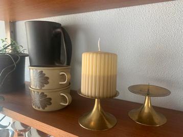 MCM modern design Deens kandelaar (2) beschikbaar voor biedingen