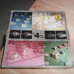 set van 4 glazen spelletjes dambord schaakbord, Hobby en Vrije tijd, Gezelschapsspellen | Bordspellen, Ophalen, Zo goed als nieuw