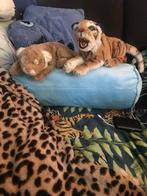 2x knuffels tijger, Kinderen en Baby's, Ophalen of Verzenden, Gebruikt, Overige typen