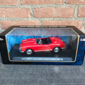 1:18 RICKO ALFA ROMEO GIULIËTTA SPIDER beschikbaar voor biedingen