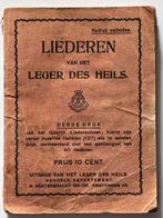 Liederenboekje Liederen van het Leger des Heilsca.1920, Antiek en Kunst, Ophalen of Verzenden