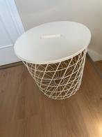 Ikea tafeltje , nachtkastje, opberg poef, Minder dan 55 cm, Rond, Nieuw, Ophalen of Verzenden