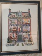 Gratis: Borduurwerk Huis, Huis en Inrichting, Woonaccessoires | Schilderijen, Tekeningen en Foto's, Ophalen, 50 tot 75 cm, Zo goed als nieuw