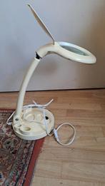 Vintage Loeplamp met Verlichting, Ophalen of Verzenden, Gebruikt, Loeplamp