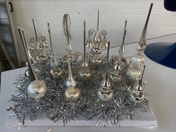 Piek kerstbal piekenplank of los te koop tinsel bel pieken., Diversen, Kerst, Ophalen of Verzenden