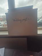 Houten enveloppendoos / kist voor bruiloft, Ophalen of Verzenden, Gebruikt