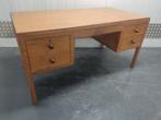 vintage houten bureau, Huis en Inrichting, Bureaus, Gebruikt, Ophalen