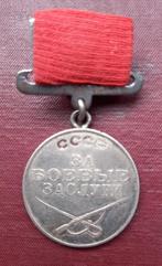 USSR Medaille Voor Strijdverdienste 1ste klasse WW2 nummer, Ophalen of Verzenden, Nederland, Lintje, Medaille of Wings