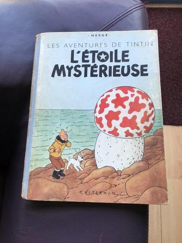 Kuifje en de geheimzinnige ster 1946 hardcover (frans) beschikbaar voor biedingen