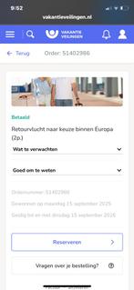 Retourticket voor 2 personen, Tickets en Kaartjes, Kortingen en Cadeaubonnen, Twee personen, Overige soorten