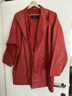 rode vintage leren jas, Ophalen of Verzenden, Gedragen, Maat 46/48 (XL) of groter, Rood
