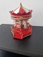 Carrousel met paarden - Kerstdorp decoratie, Ophalen of Verzenden